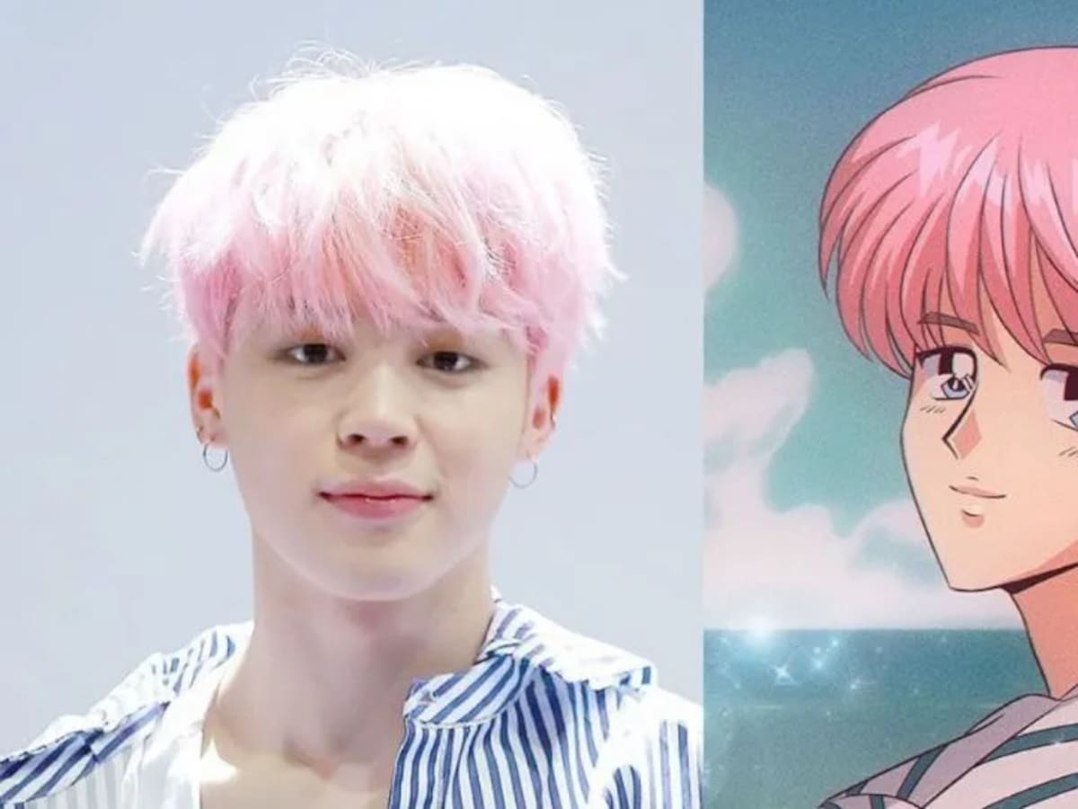 AsÍ se vería Jimin de BTS si fuera un personaje de anime, según la inteligencia artificial