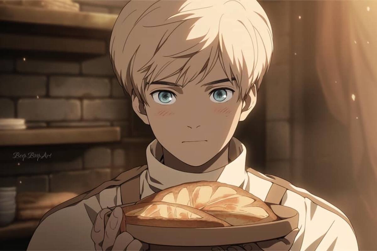 Bread Peeta en estilo animado según una IA