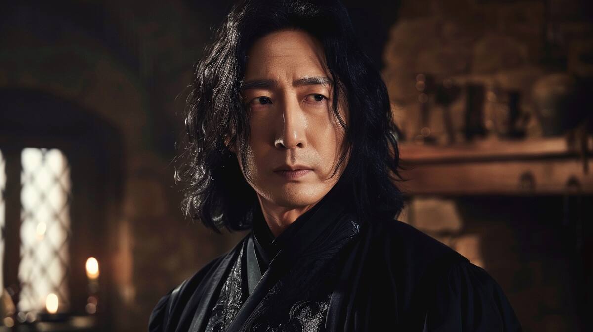 Así se vería Snape en un KDrama según una IA