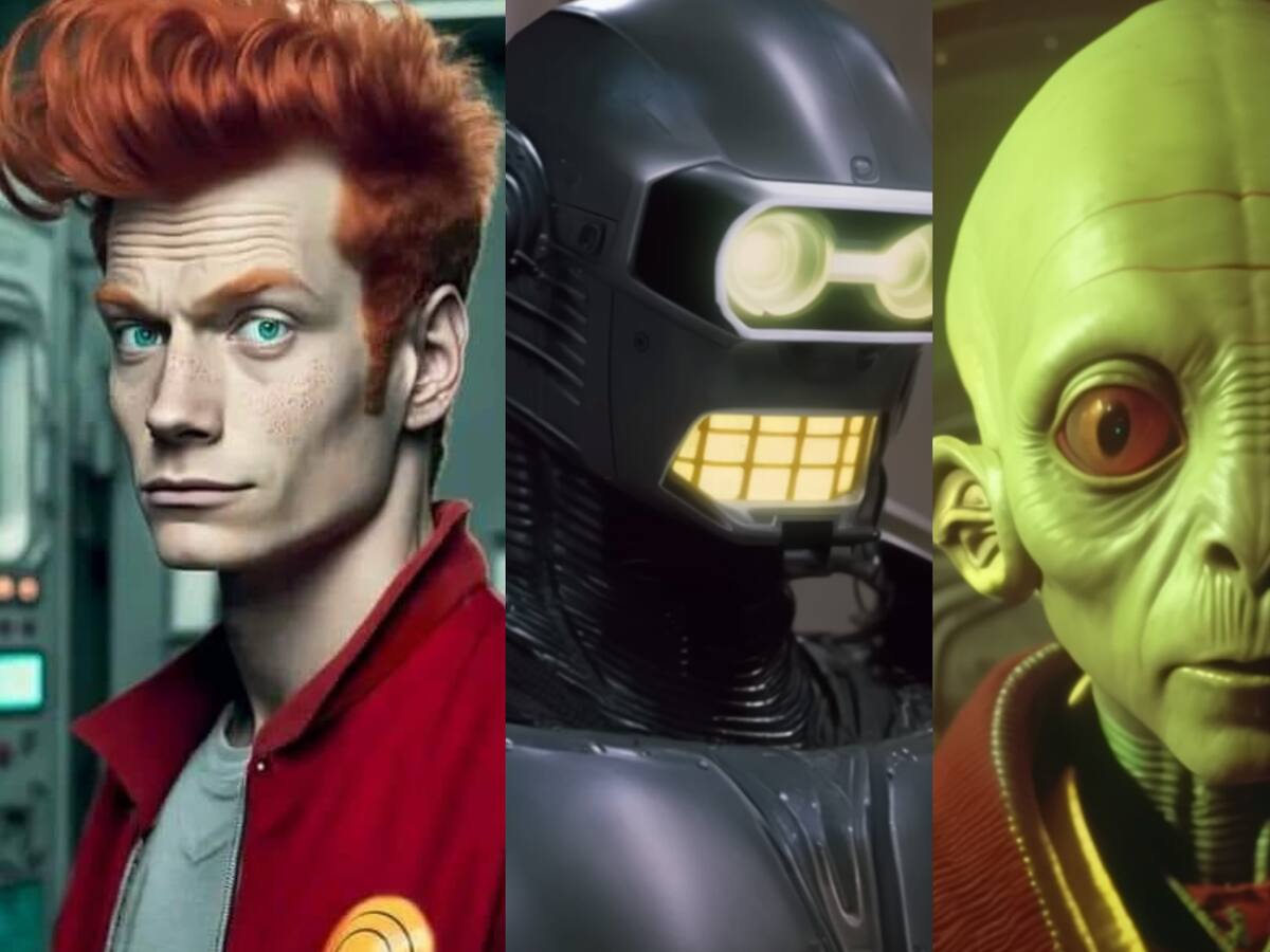 Así se verían los personajes de Futurama si fueran serie de los 80s según una inteligencia artificial