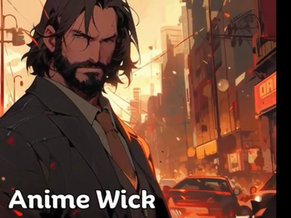 Así se vería John Wick si fuera un personaje de Naruto y Dragon Ball según la IA