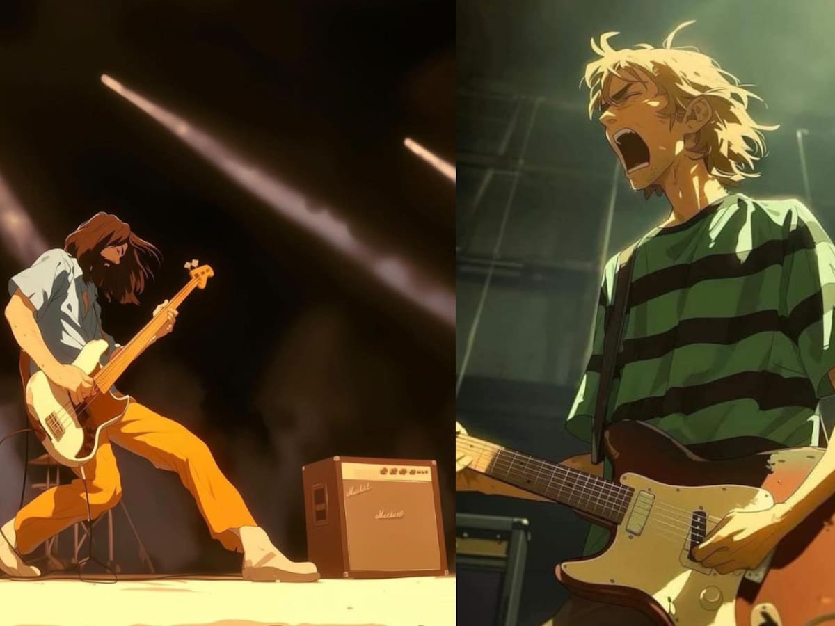 Smells Like a Teen Spirit estilo anime: Así visualizó la Inteligencia Artificial al legendario videoclip de Nirvana