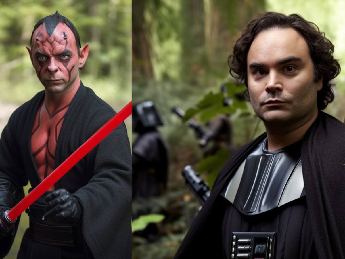 Descubre cómo se verían los personajes de The Big Bang Theory en el universo de Star Wars según una IA