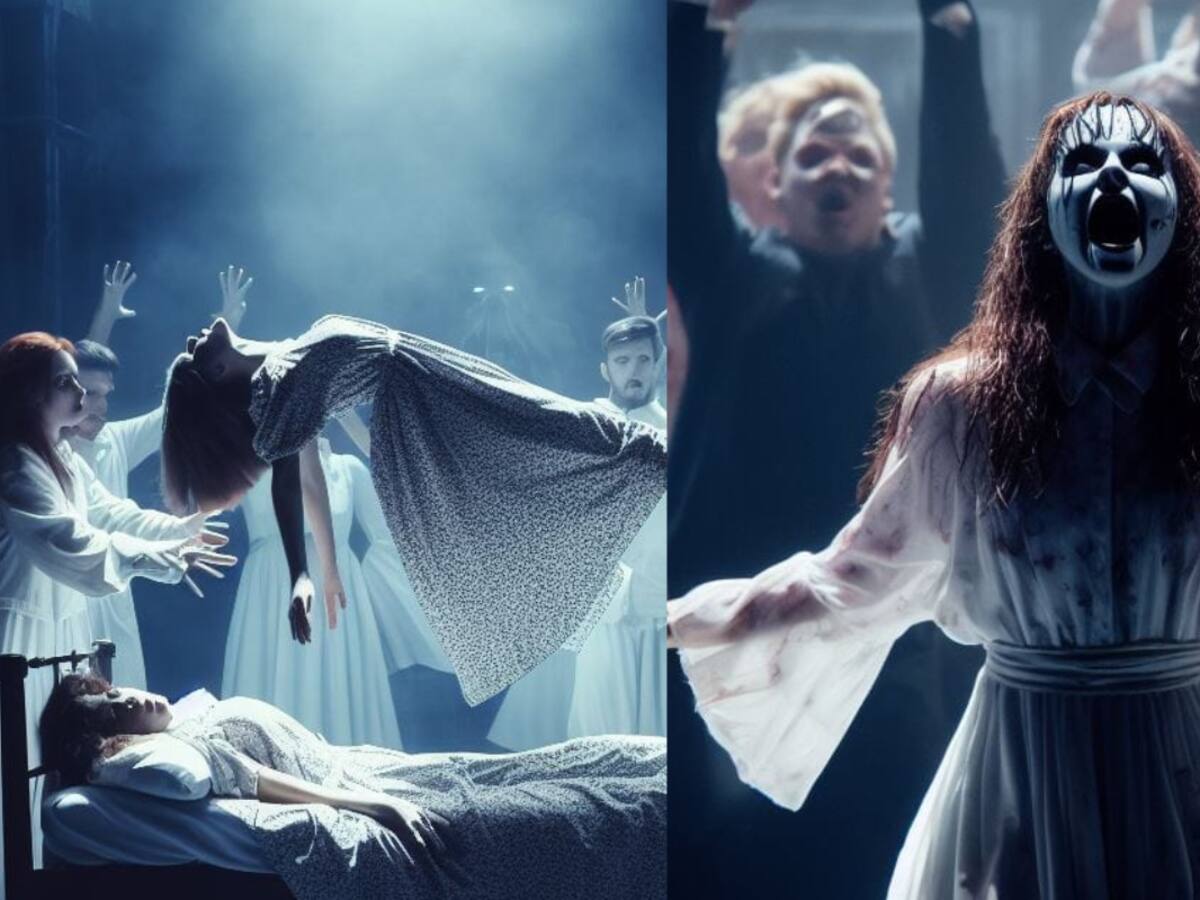 IA imagina cómo se vería un musical del Exorcista