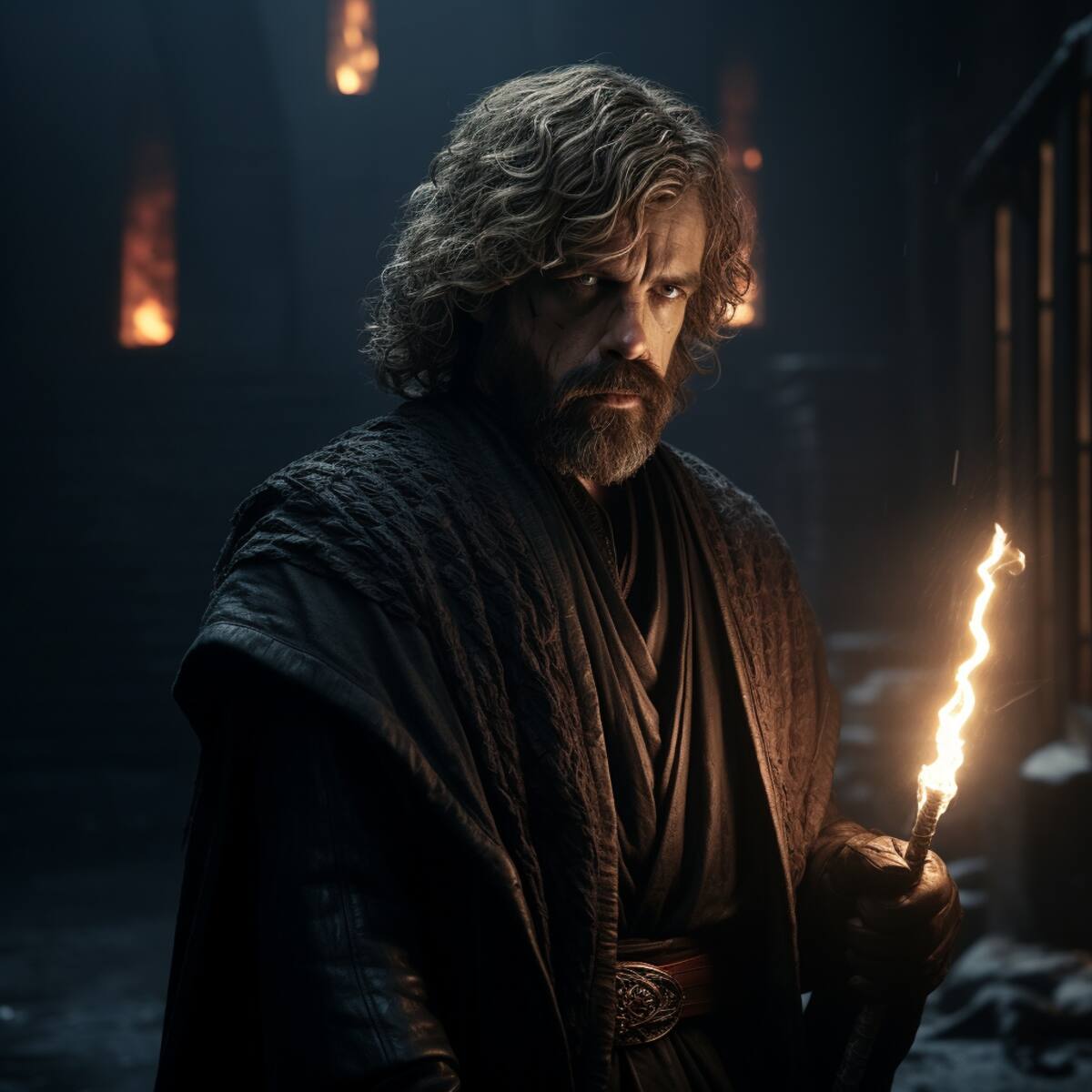 Finalmente, la cereza en el pastel: Peter Dinklage en el protagónico del primer caballero Jedi...¿o lord Sith?