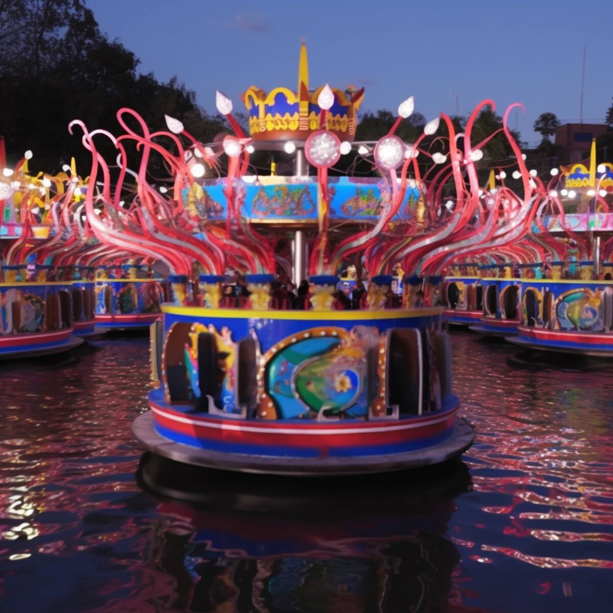 Otro paseo favorito de los asistentes es aquel que rinde homenaje a las trajineras de Xochimilco