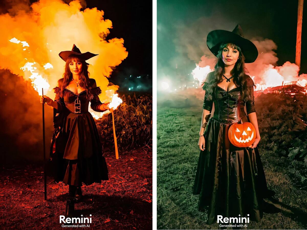 Halloween: Conviértete en una bruja con ayuda de la Inteligencia Artificial