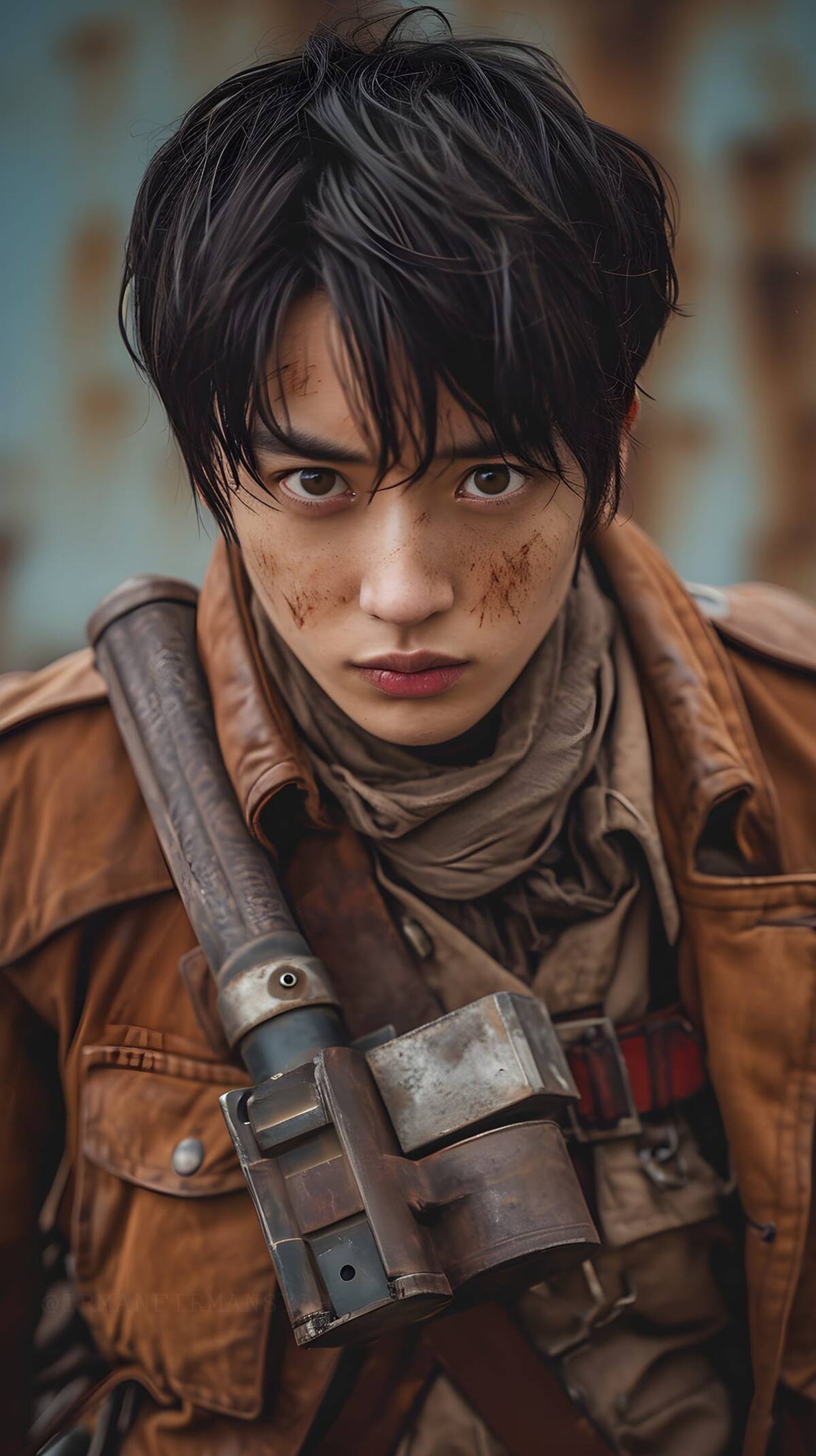 Levi en la vida real según una inteligencia artificial