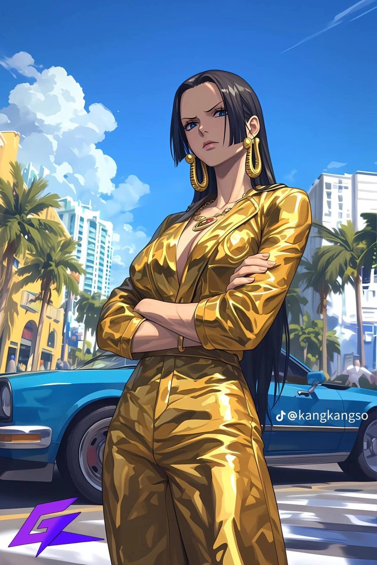 Boa en el universo de GTA según una IA