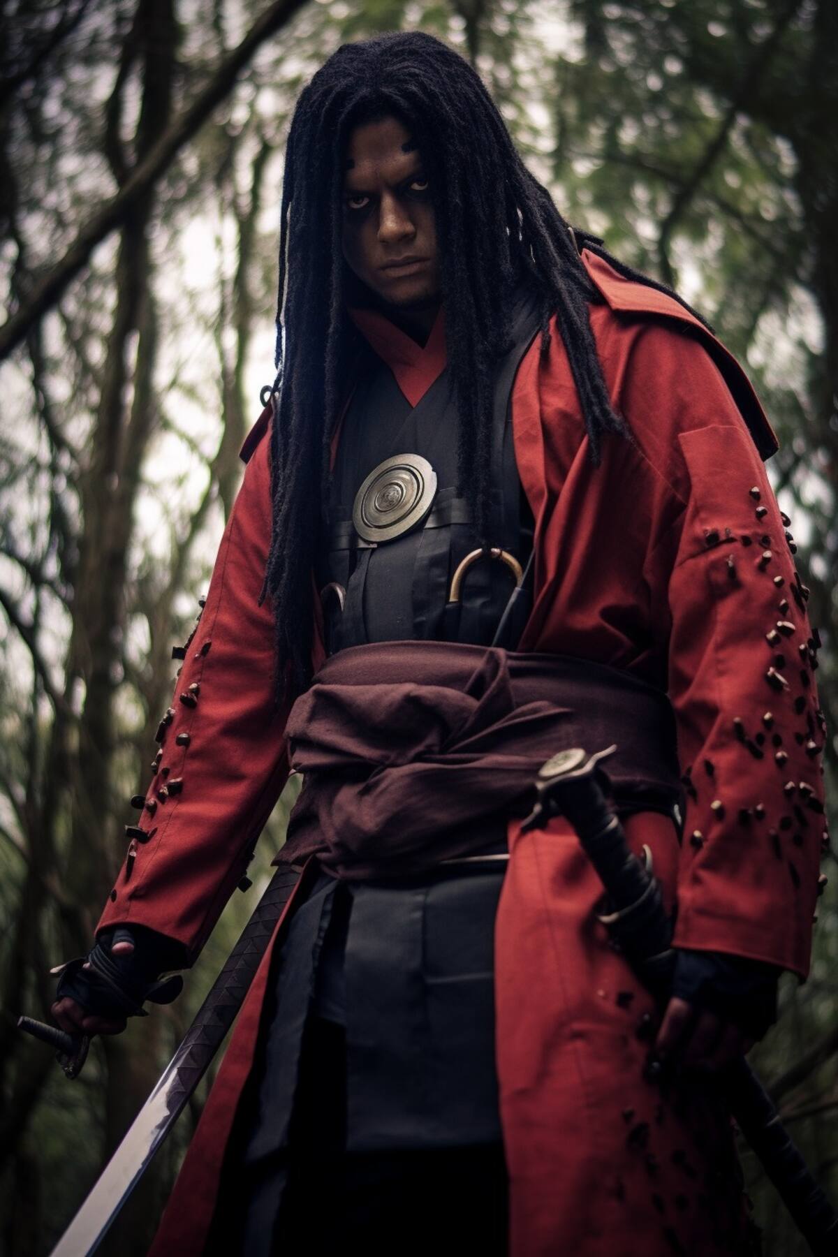 Inteligencia artificial recreó a Madara como un samurai en live action