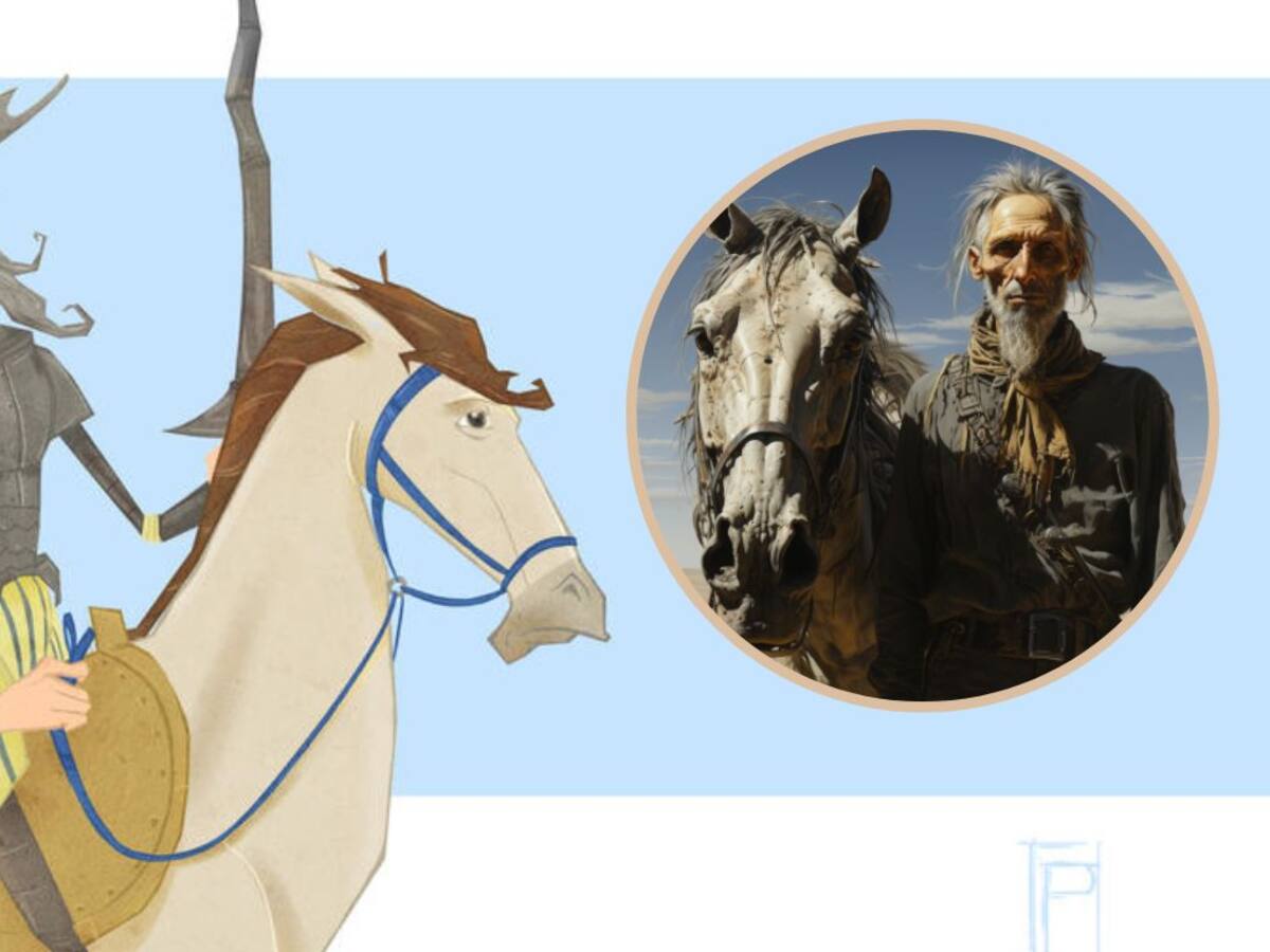 Don Quijote y Rocinante: así los imagina la Inteligencia Artificial