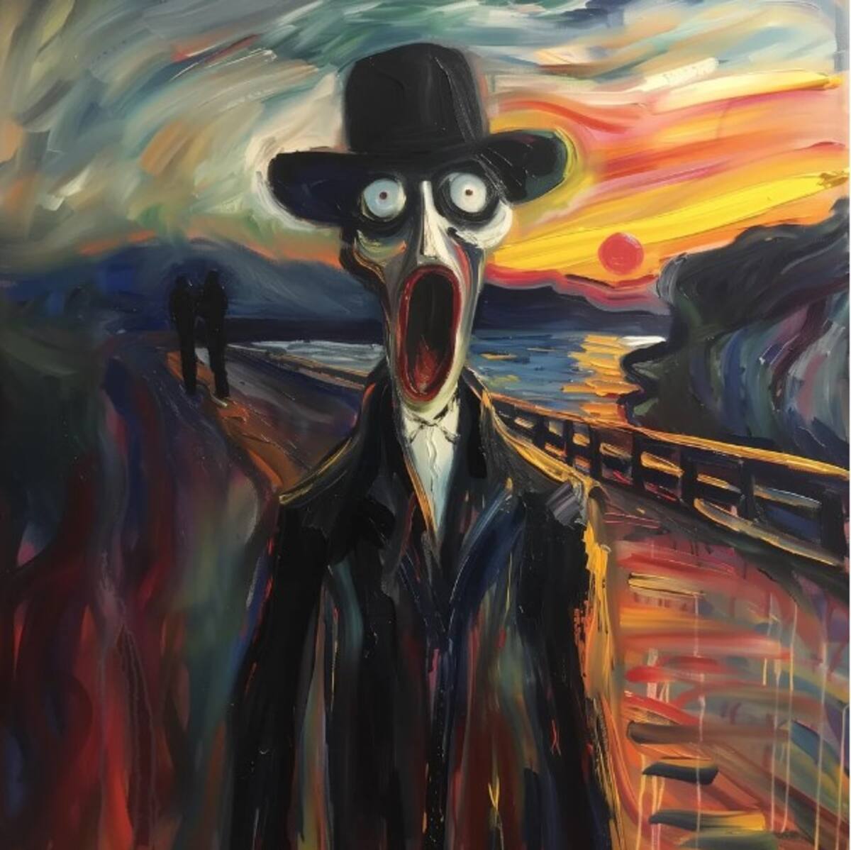 El Babadook y "El grito" de Edward Munch