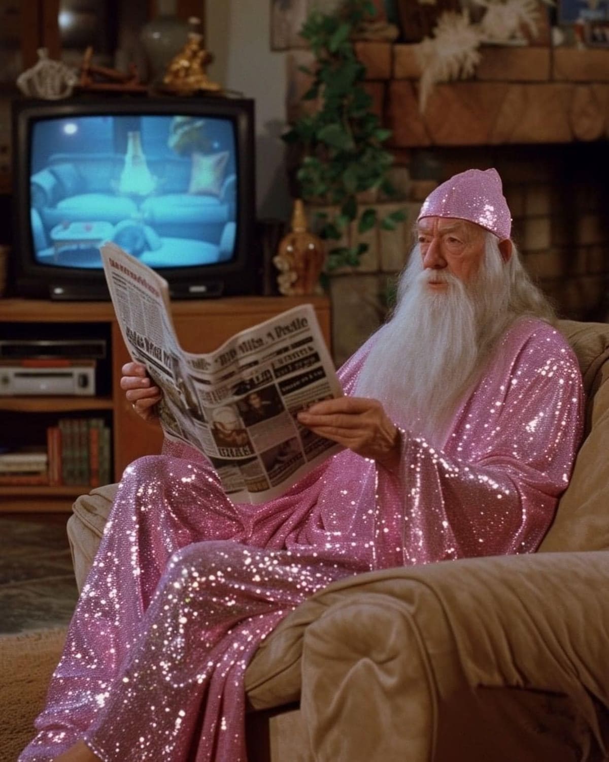 Gandalf versión coquette según una inteligencia artificial