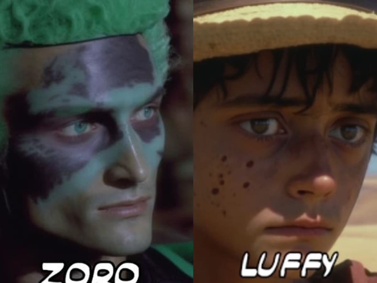 Así se vería “One Piece” en un live action de los 80′s según una inteligencia artificial