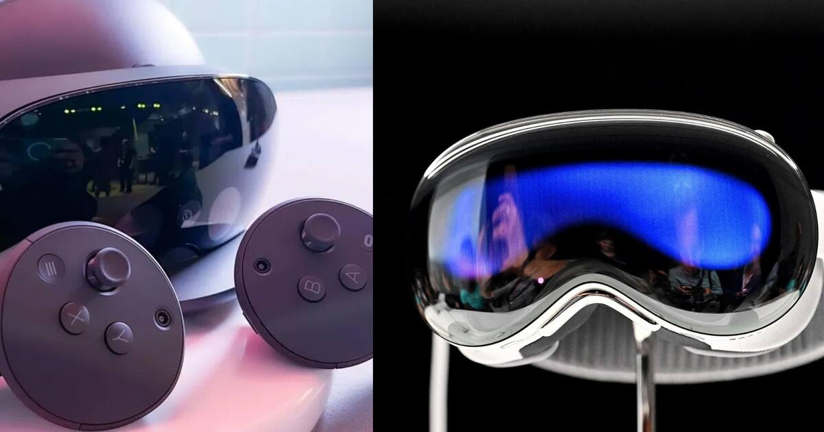 Estas son las diferencias entre el Apple vision Pro y el Peta Quest Pro