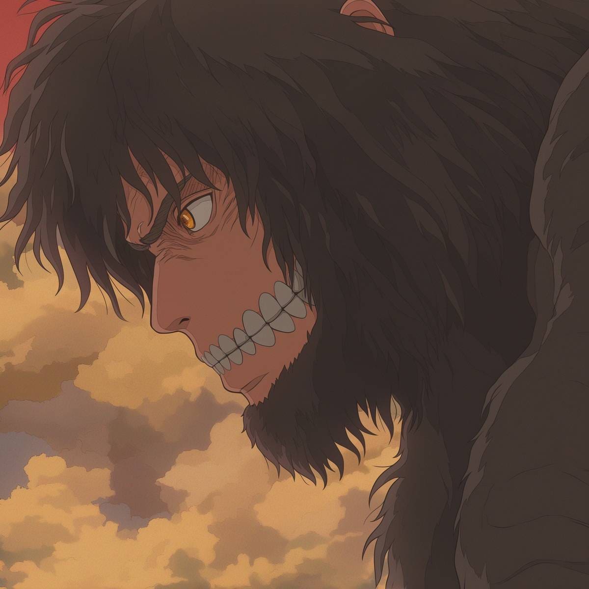 Titán en versión Ghibli según una IA