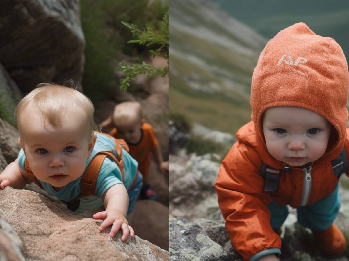 Bebés practican escalada libre con la ayuda de la inteligencia artificial