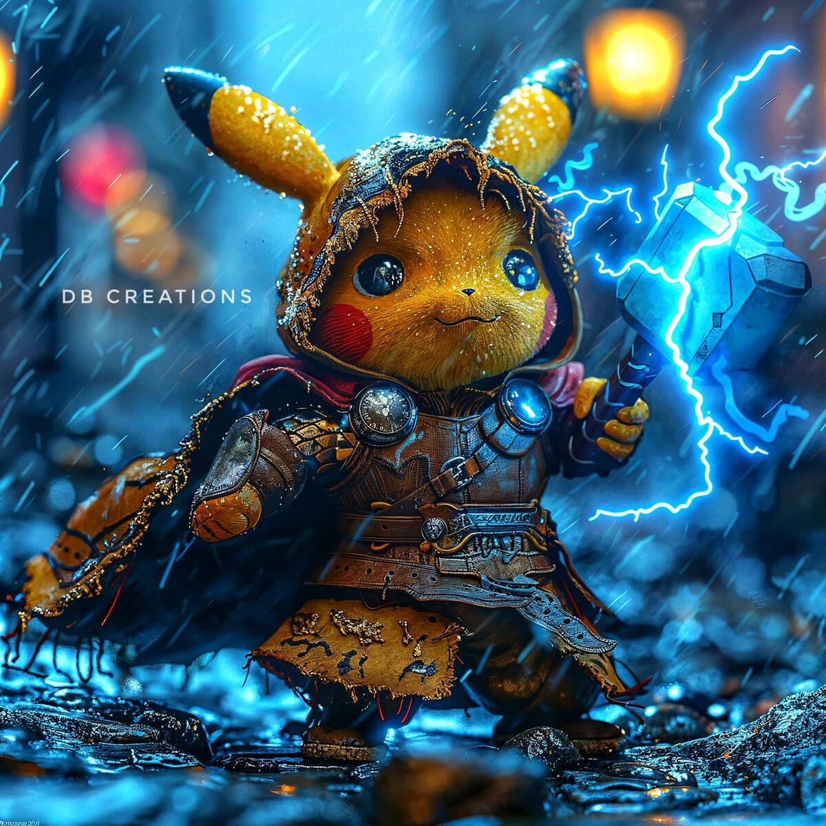 La fusión de Pikachu y Thor según una IA