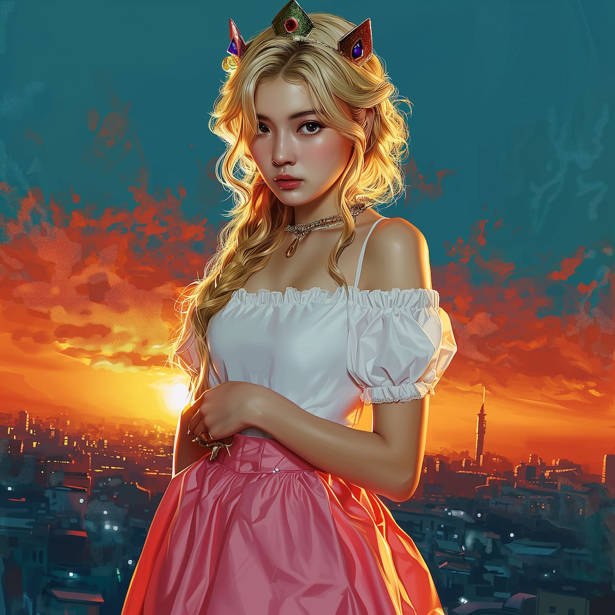 La Princesa Peach es la monarca del Reino Champiñón y es conocida por ser rescatada por Mario en numerosas ocasiones de las garras de Bowser.