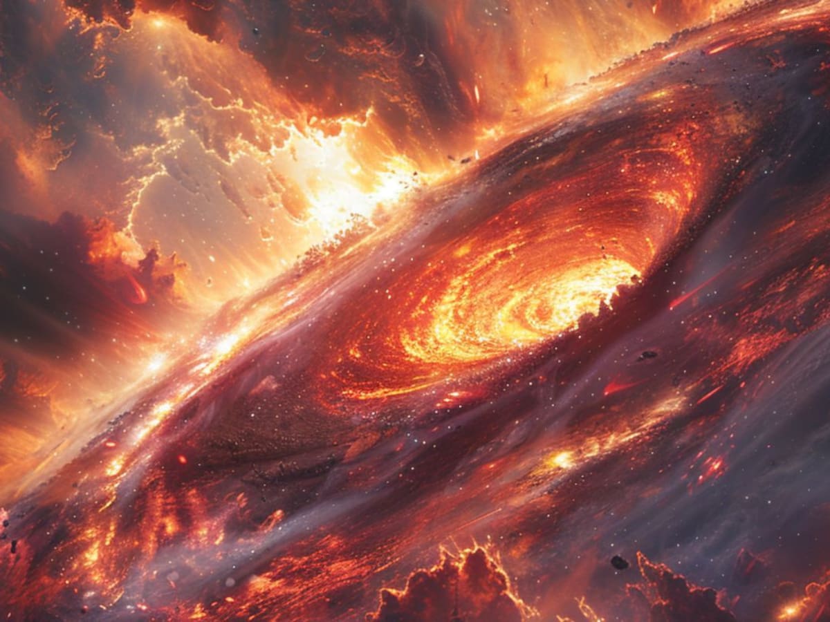 Telescopio James Webb encuentra insólito “agujero negro supermasivo” de color rojo en el Universo Primigenio