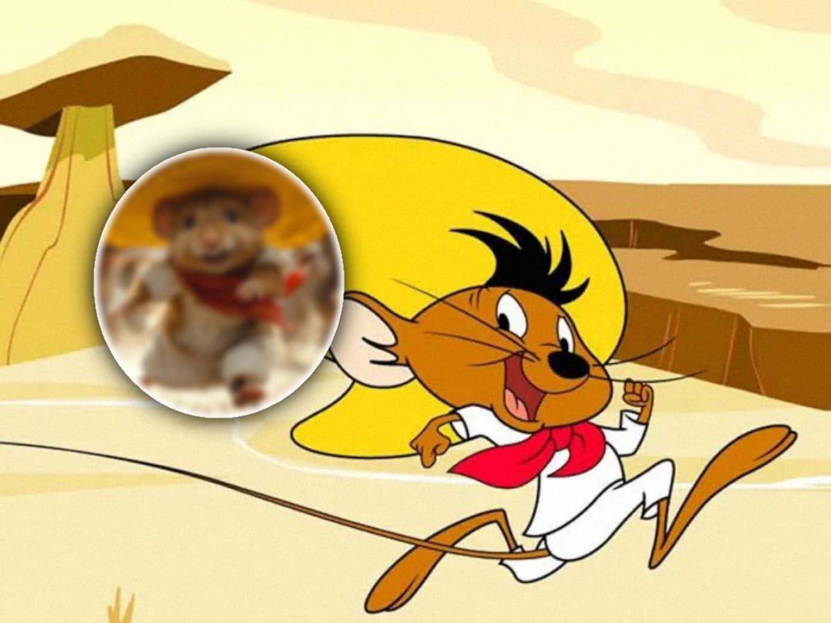 Así se vería Speedy Gonzales de los Looney Tunes en la vida real, gracias a la magia de la inteligencia artificial