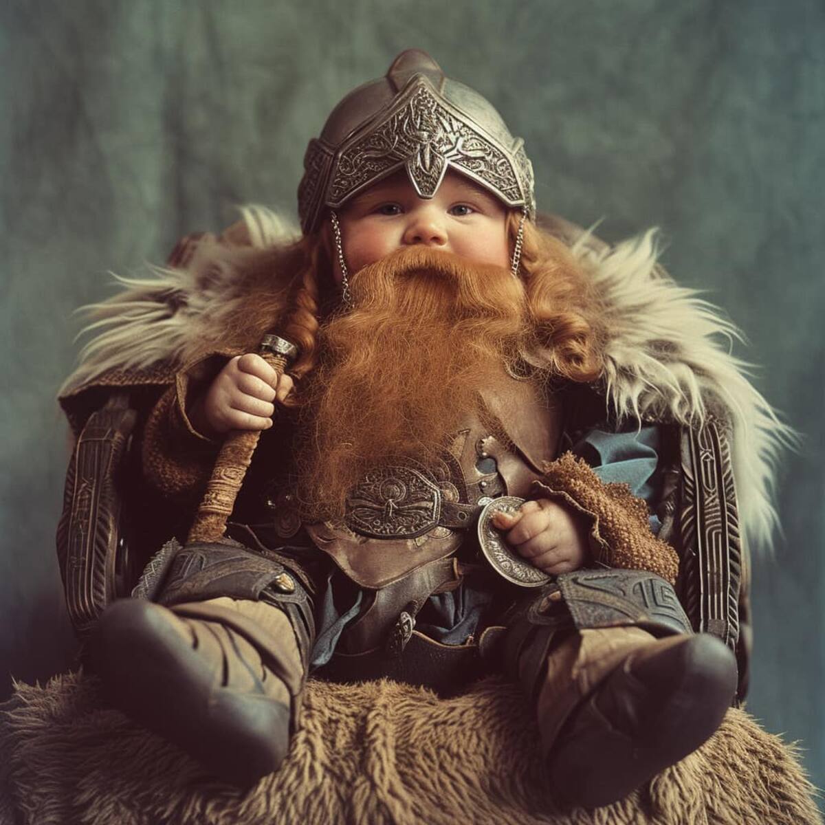 Gimli en su versión infantil según una IA