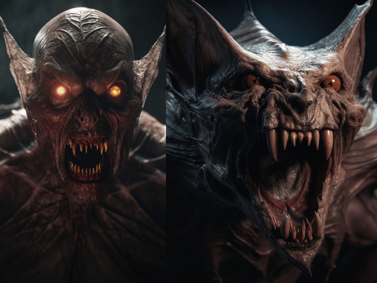 Así se verían los vampiros en su verdadera forma según una inteligencia artificial