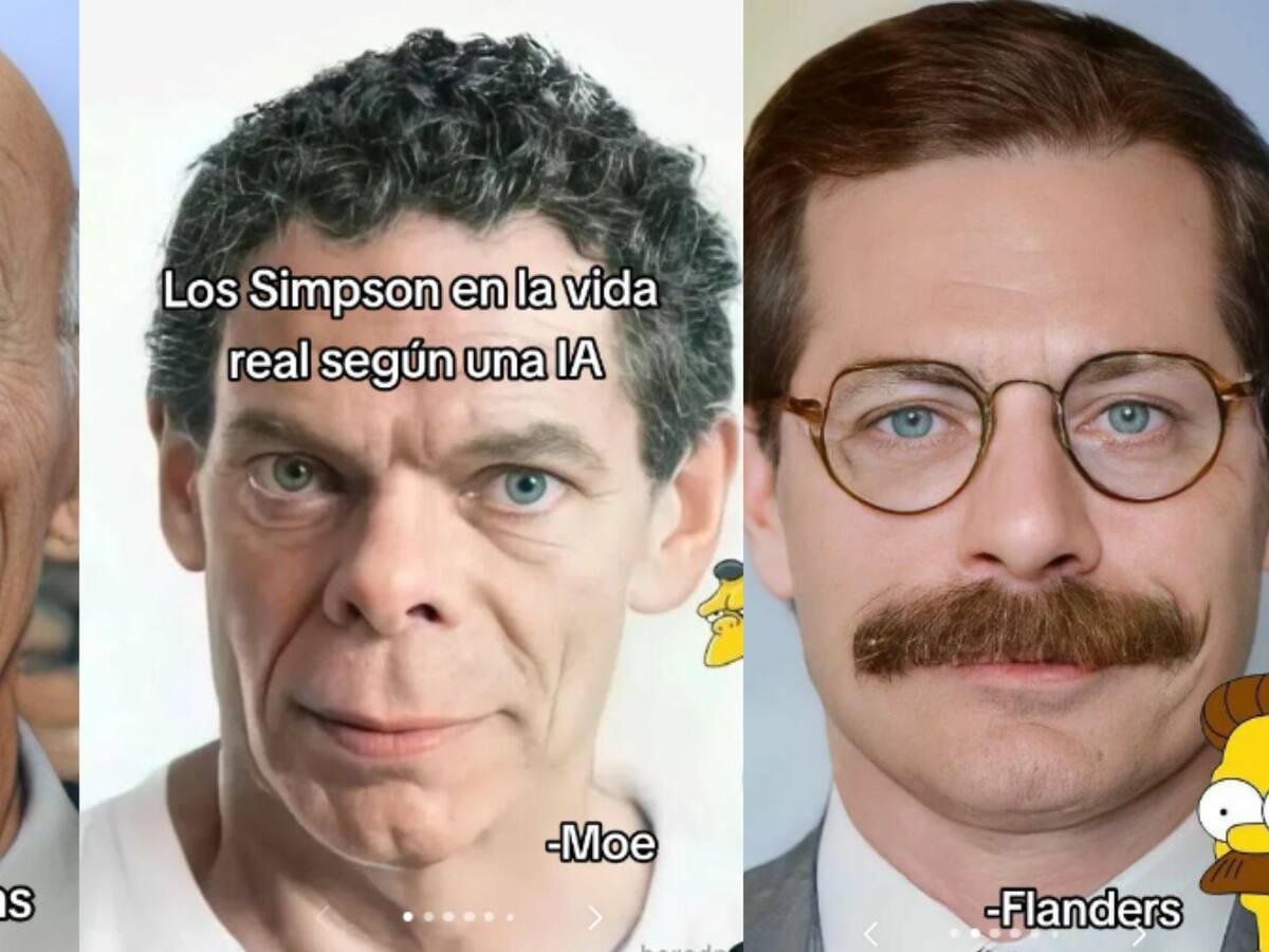“Los Simpson”: Así se verían los personajes de la serie según una inteligencia artificial