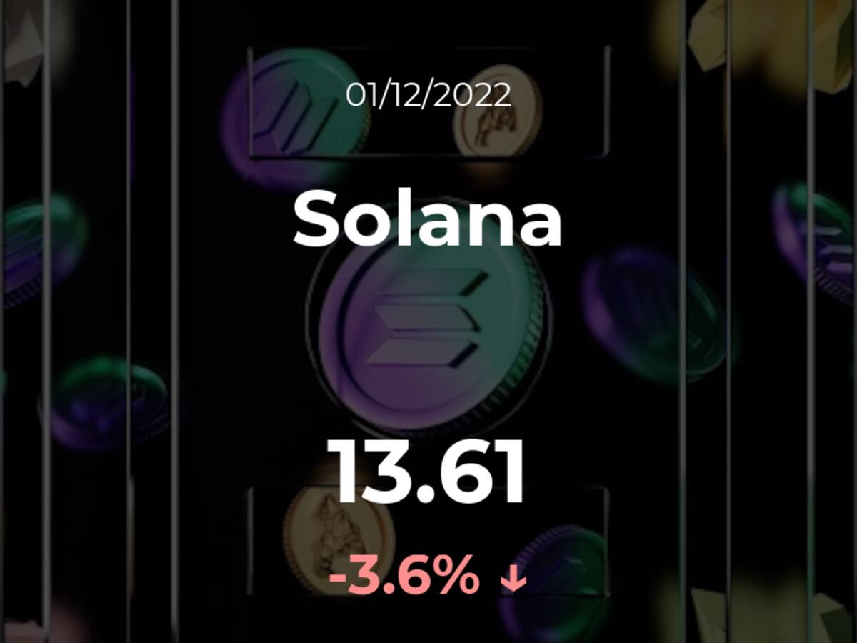 Precio del Solana del 1 de diciembre