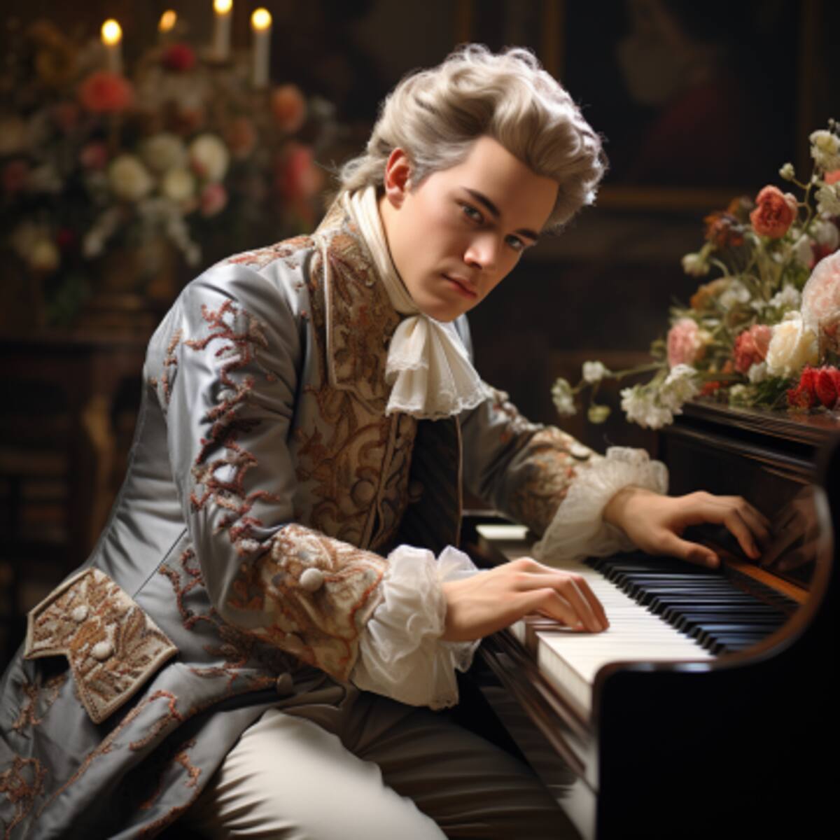 Midjourney imagina cómo era la apariencia física de Mozart