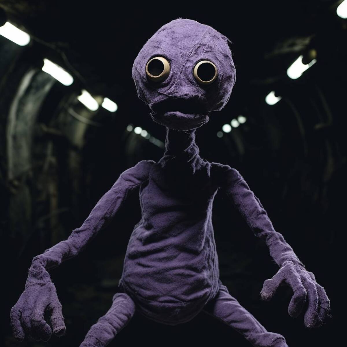 Definitivamente Purple se lleva el título como uno de los más aterradores de los monstruos de Rainbow Friends.