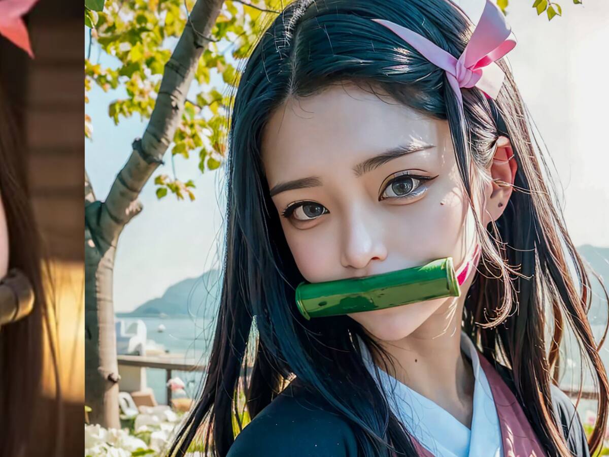 Demon Slayer: Así se vería la versión hiperrealista de Nezuko según una inteligencia artificial