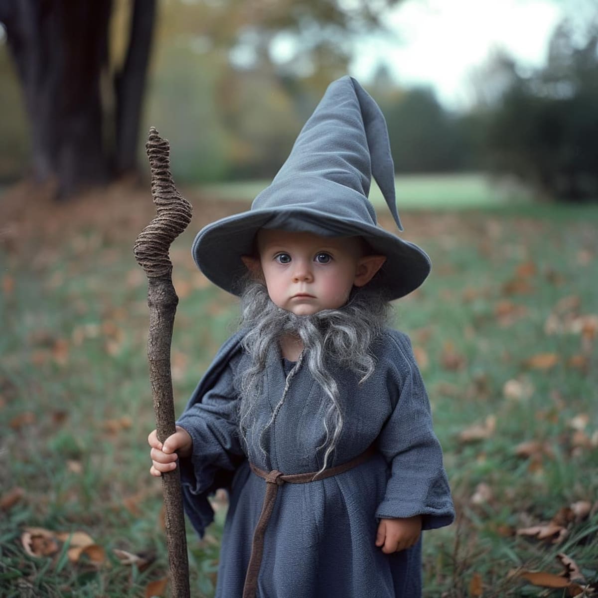 Gandalf en su versión niño según una IA