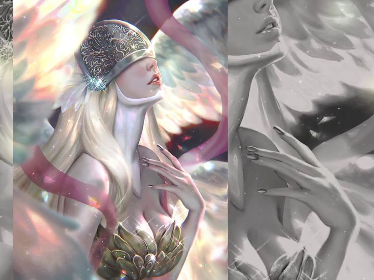 Así se vería Angewomon de Digimon en la vida real, según la inteligencia artificial