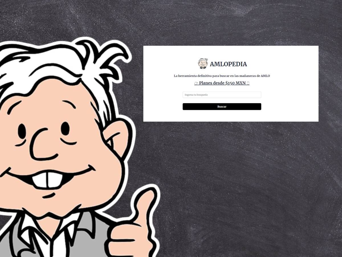 AMLOPedia: Conoce la inteligencia artificial para buscar las mañaneras del presidente