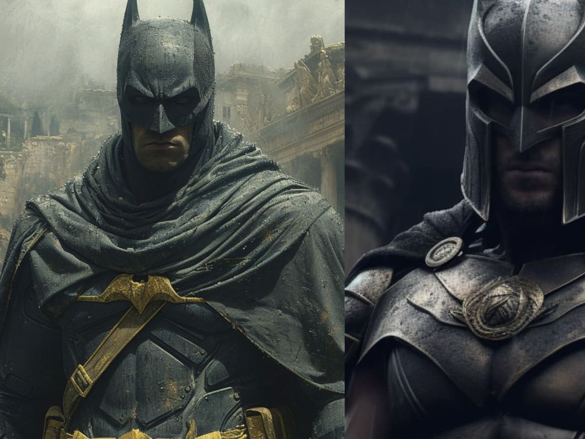 Así se vería Batman en la antigua Grecia según una inteligencia artificial