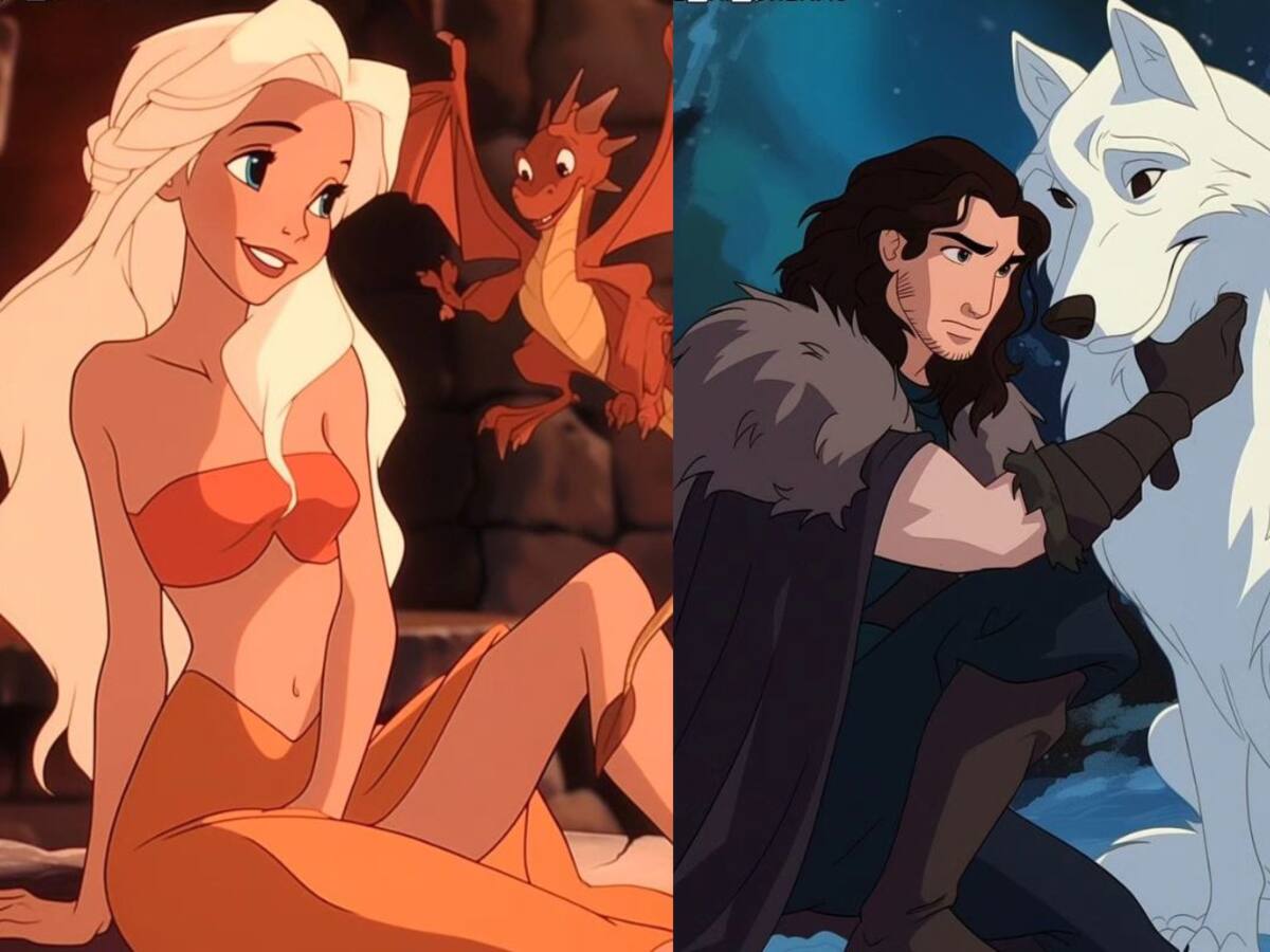 Juego de Tronos transformada en clásicos de Disney asombra a fans, mediante la Inteligencia Artificial