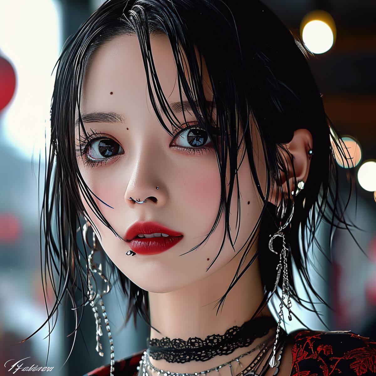 El apodo de Nana Osaki apodo es "Hachi" y mantiene una profunda amistad con otra Nana, Nana Komatsu.