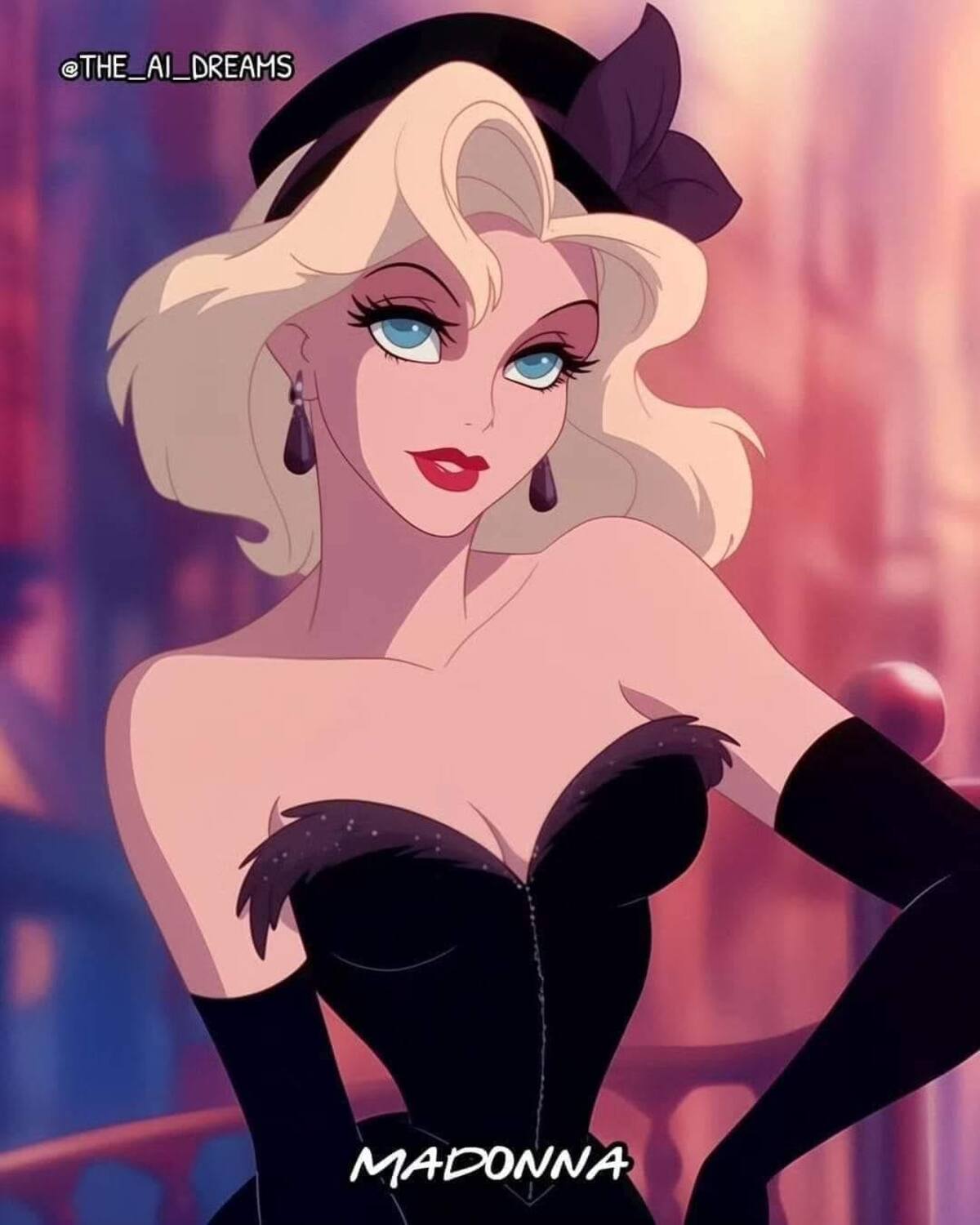 Así se vería Madonna en versión Disney según una IA