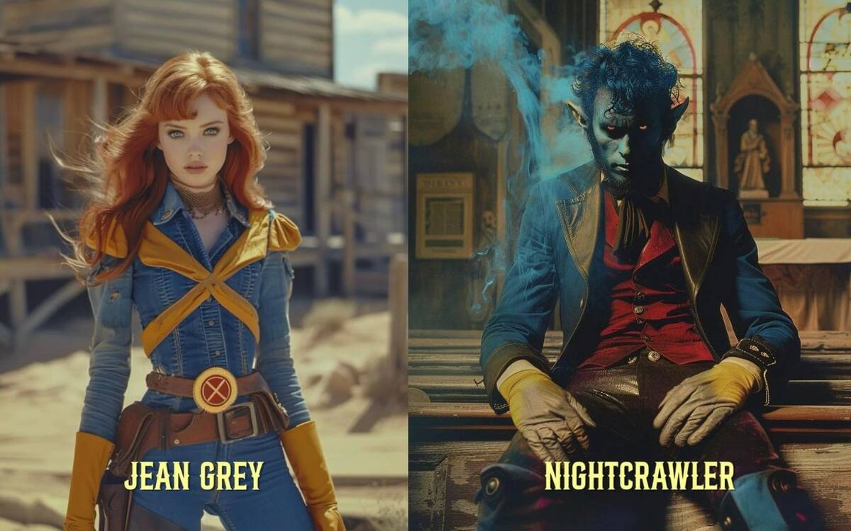Jean Gray y Noctámbulo