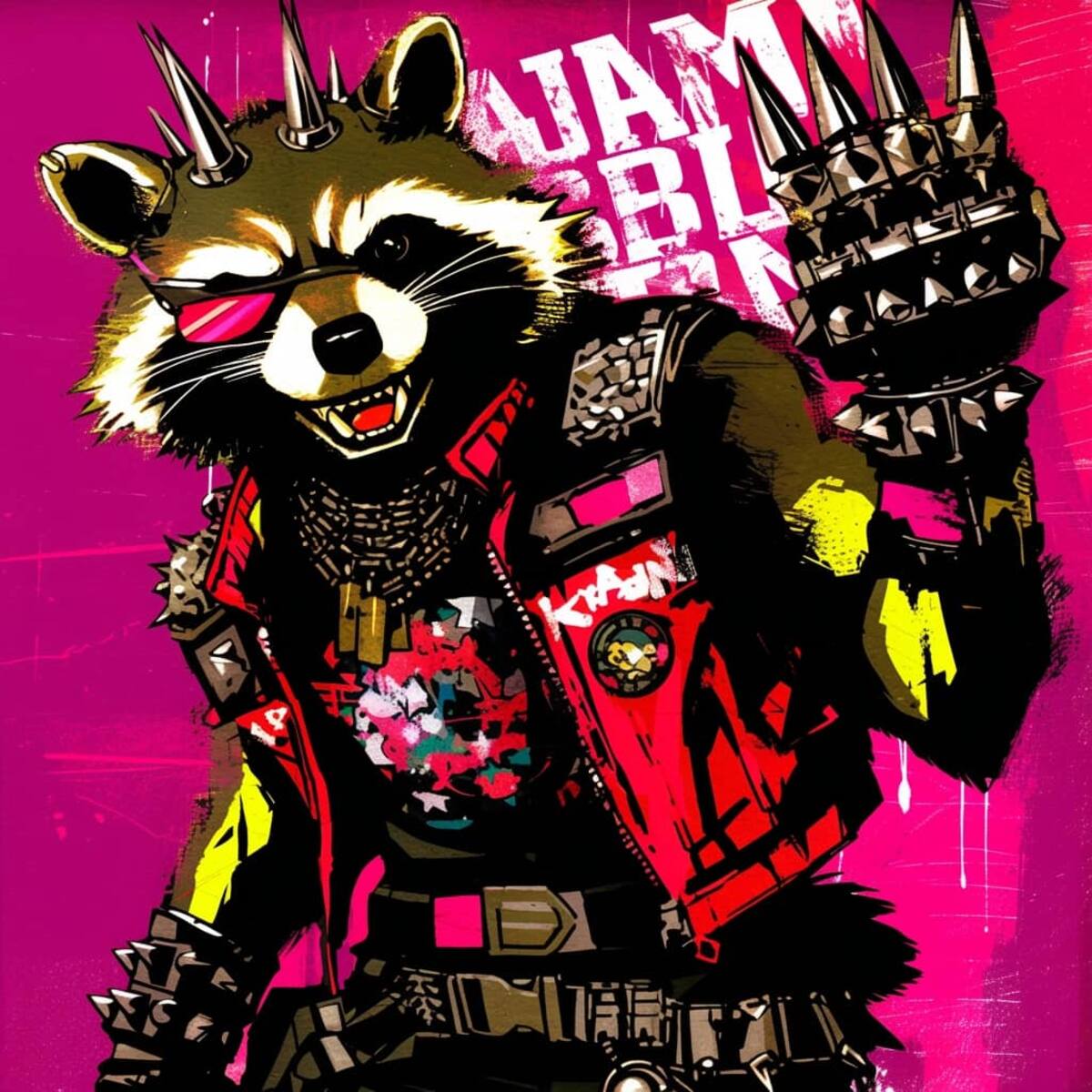 Rocket en estilo anarquista según una IA