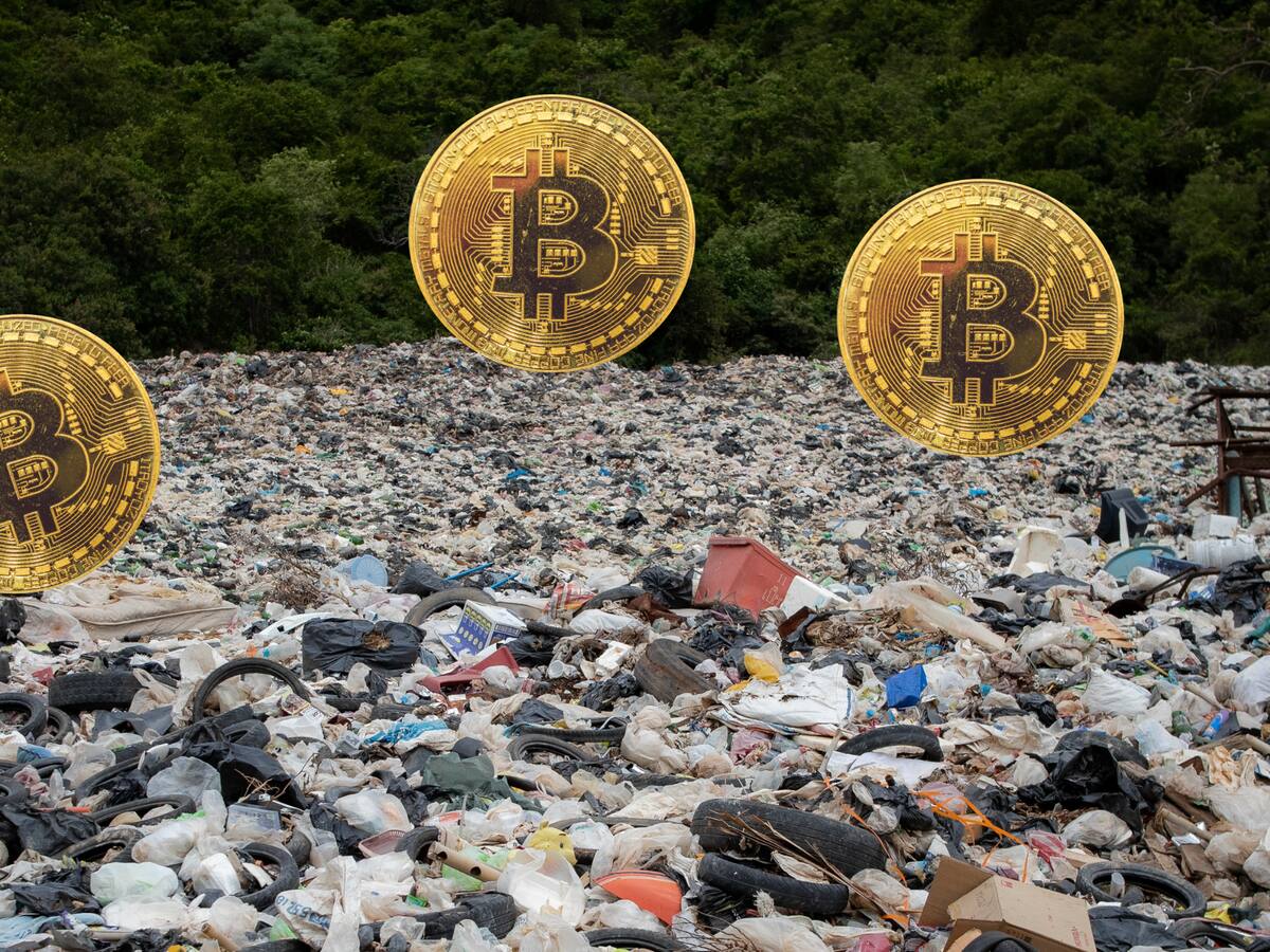 Mineros de Bitcoin estudian la posibilidad de convertir su basura en Bitcoin