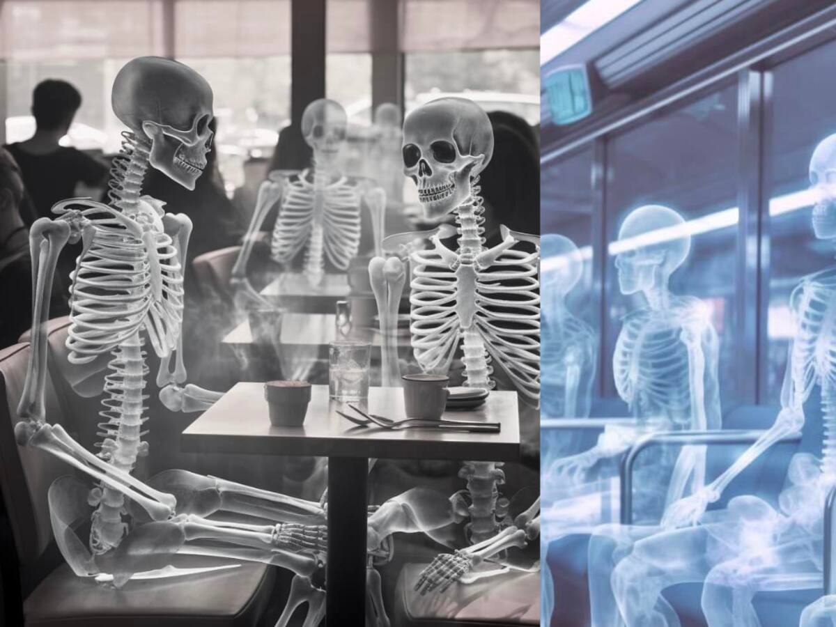 Futuro de la Tierra: Así se vería una “Sociedad de rayos X” según una IA