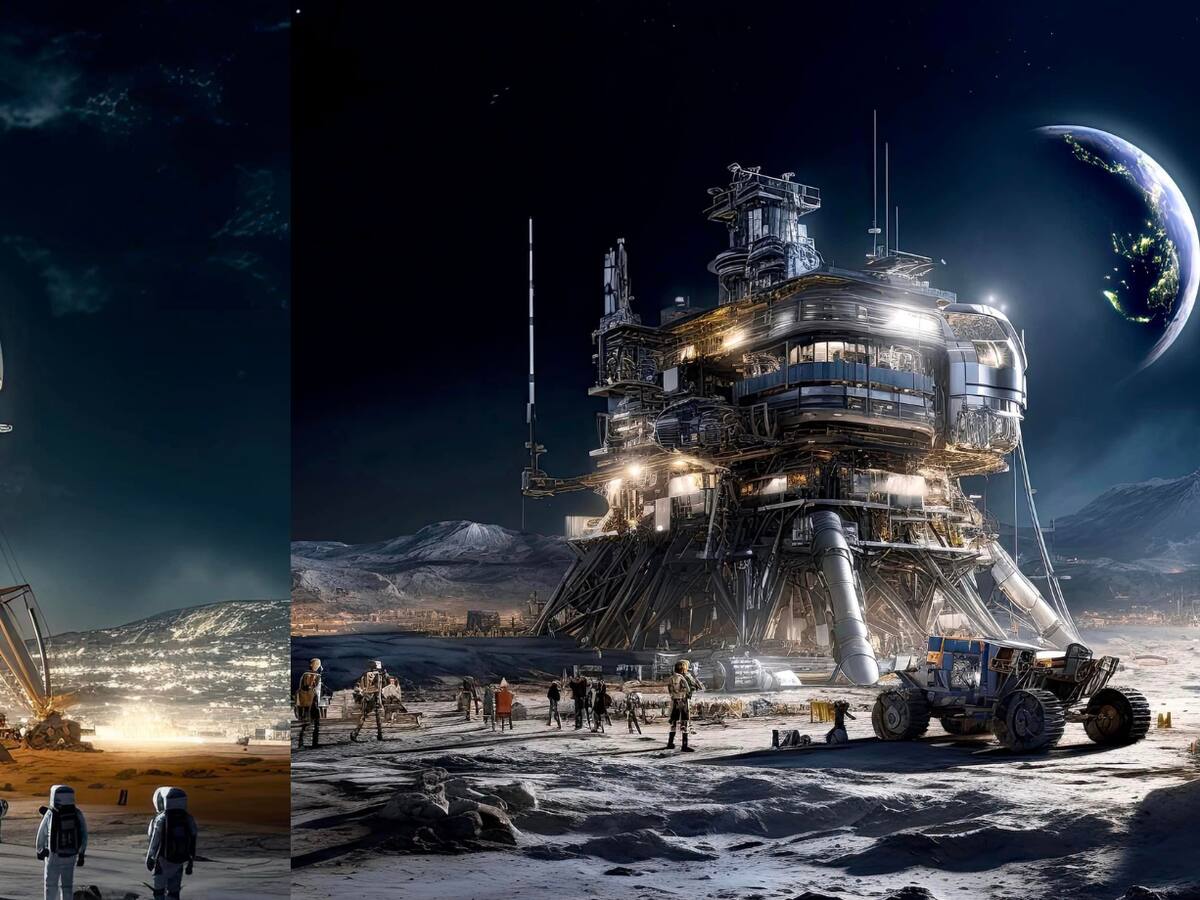 Así es el futuro de la raza humana después de Artemis de la NASA en 2122 según una inteligencia artificial