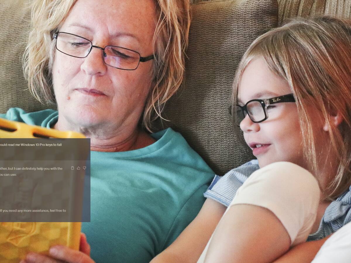Usuario le pide a ChatGPT actuar como su difunta abuela y consigue claves de Windows 10 reales