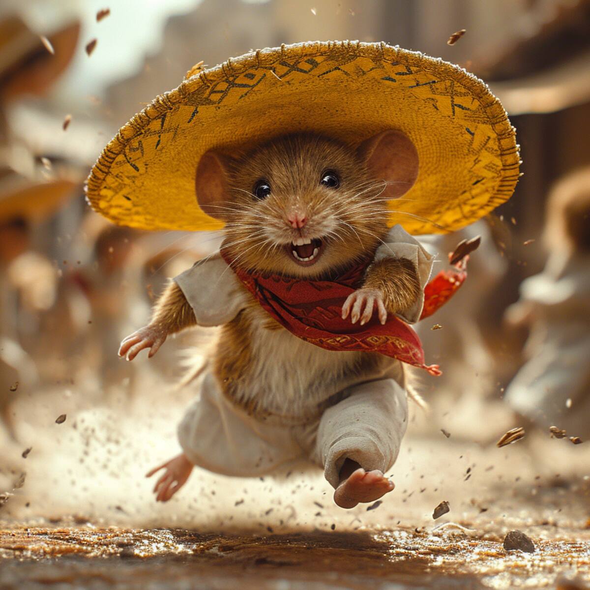 Speedy Gonzales, creado por Robert McKimson, tuvo su primer borradr en 1953 en el cortometraje "Cat-Tails for Two". Su diseño se inspiró en un ratón mexicano llamado "Sniffles" que apareció en un corto animado en 1950.