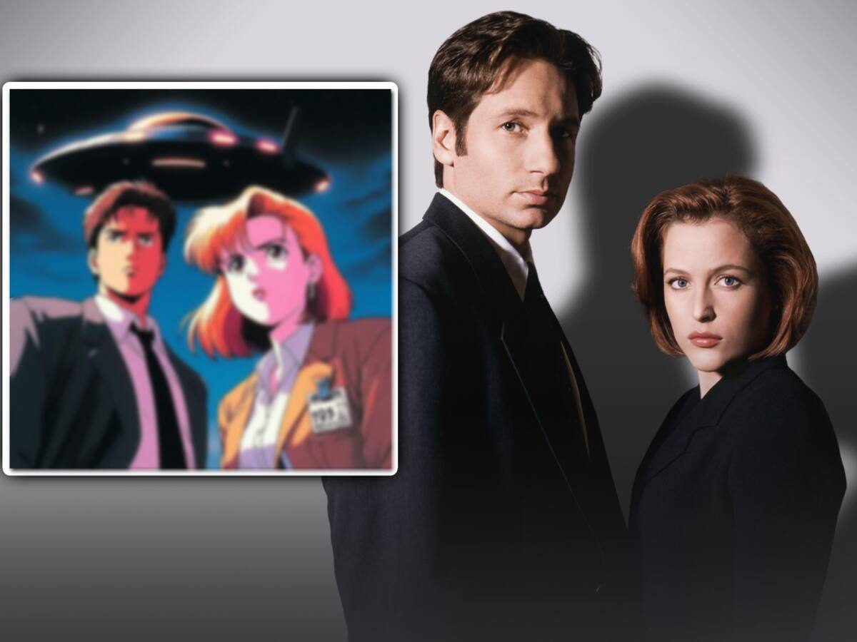 Así se verían “Los expedientes secretos X” como anime, según inteligencia artificial