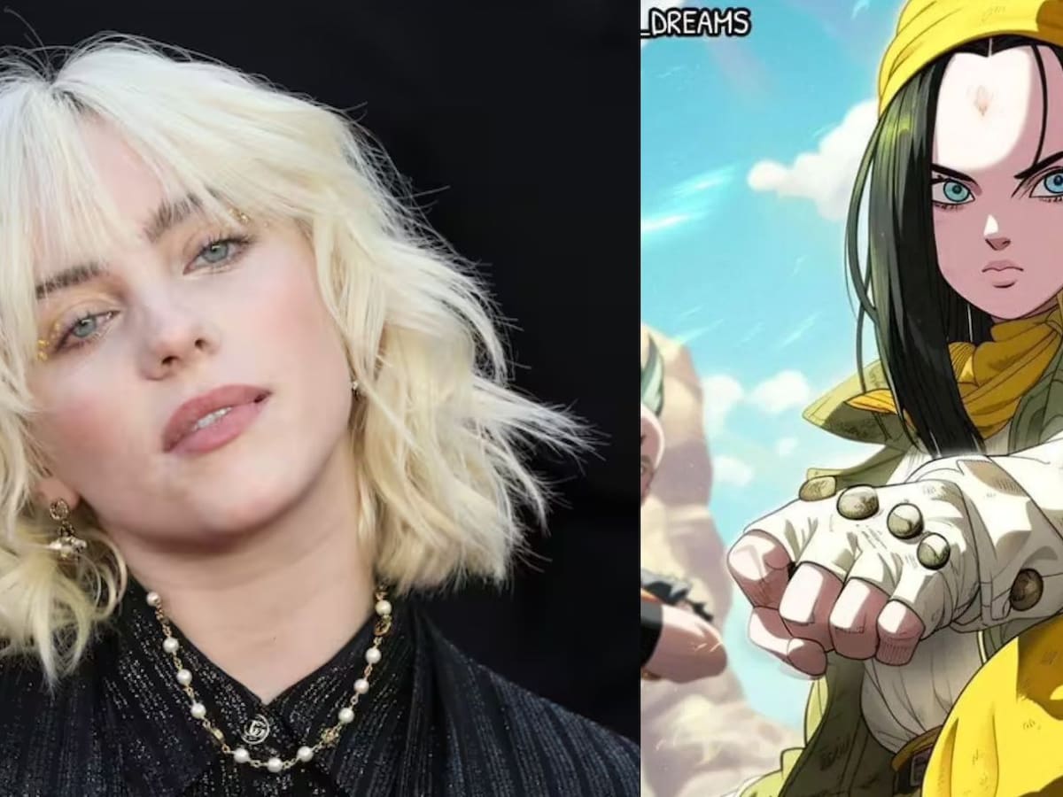 Así se vería “Billie Ellish” en el unvierso de Dragon Ball Z según una inteligencia artificial