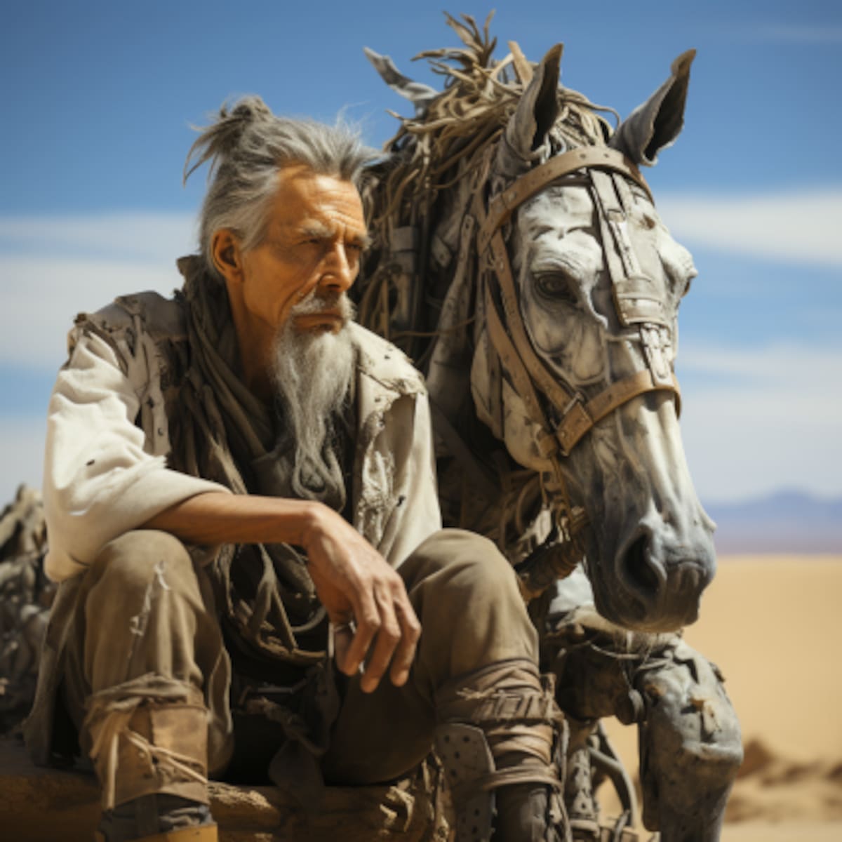 Así se verían Don Quijote y Rocinante en la vida real según la Inteligencia Artificial