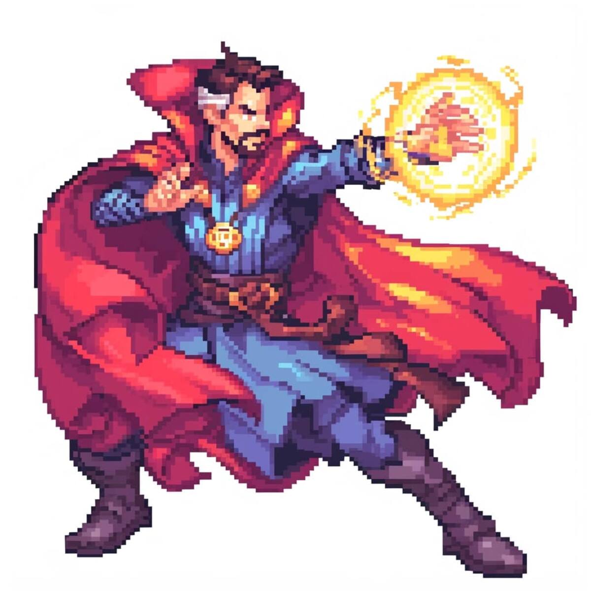 Doctor Strange en versión 8 bits según una IA